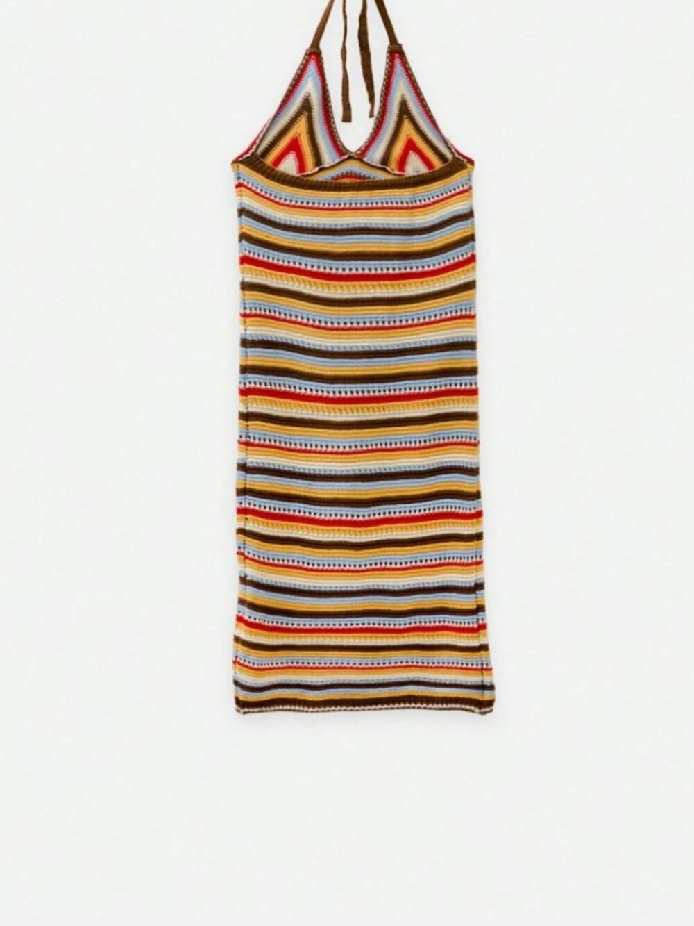 Halter Mini Dress With Bodycon Fit For Vacation, Beach And Festival Looks. - Picture 7 of 9